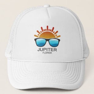 Jupiter Florida Sunglasses Trucker Hat