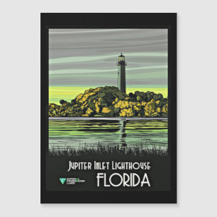 Jupiter, Florida vintage travel poster
