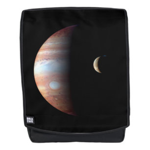 Jupiter Gas Giant Planet & Io Galilean Moon Backpack