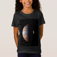 Jupiter Gas Giant Planet & Io Galilean Moon