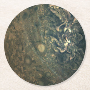Jupiter High Altitude Hazes Paper Coaster