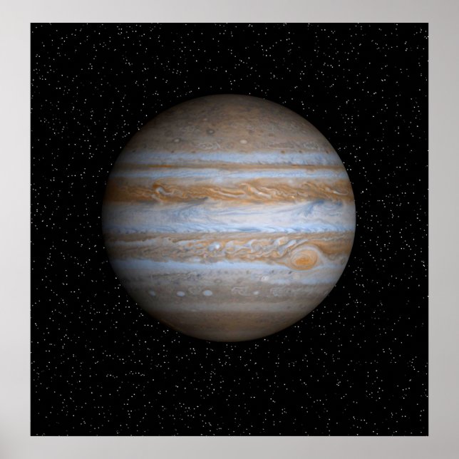 Jupiter in a Star Field - Resizeable Poster (Front)