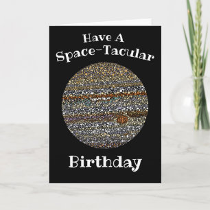 Jupiter In Dots Card
