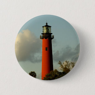 Jupiter Inlet Lighthouse 6 Cm Round Badge