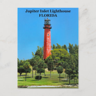 Jupiter Inlet Lighthouse, Florida Postcard