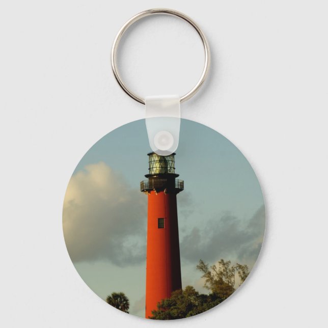 Jupiter Inlet Lighthouse Key Ring (Front)