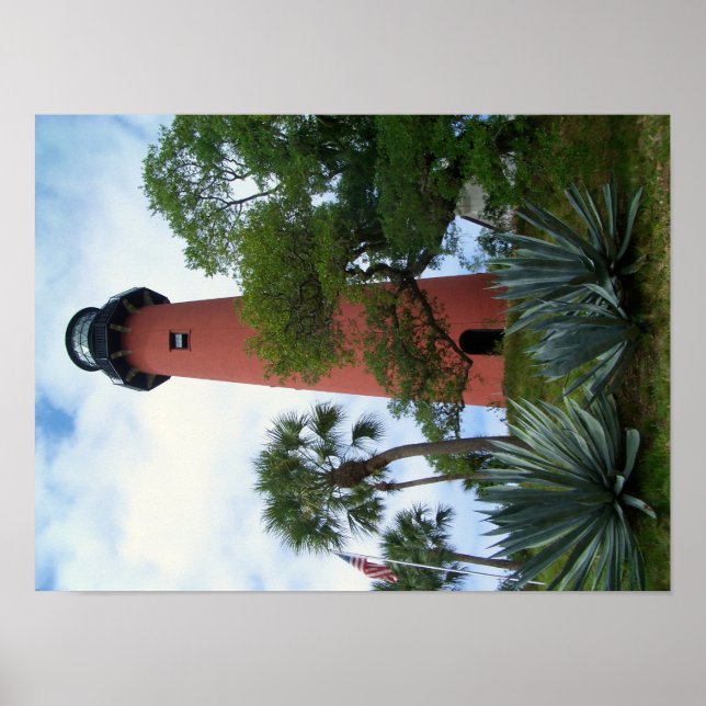 Jupiter Inlet Lighthouse & Museum Jupiter Florida Poster (Front)