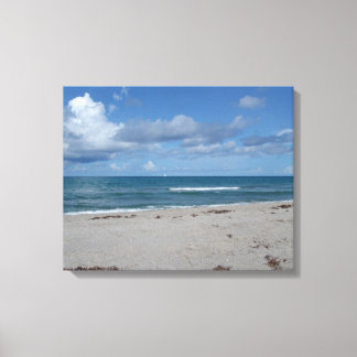 Jupiter Island – Florida – Waves on the Beach Canvas Print