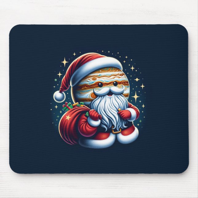 Jupiter Jolly Old St. Nick Santa Claus Astrology Mouse Mat (Front)