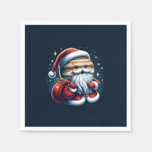 Jupiter Jolly Old St. Nick Santa Claus Astrology Napkin