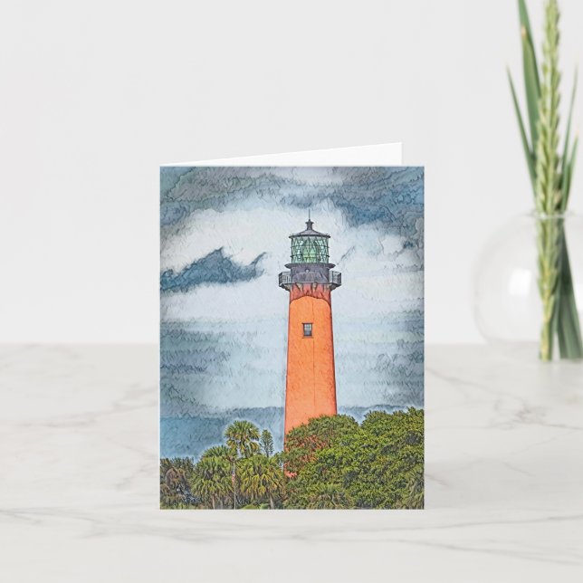Jupiter Lighthouse Thank You Card (Front)