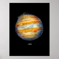 Jupiter Planet Artwork – Cosmic Space Illustration