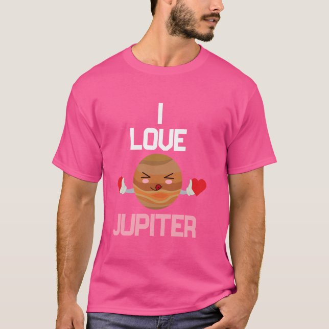 Jupiter Planet Space Solar System Astrology T-Shirt (Front)