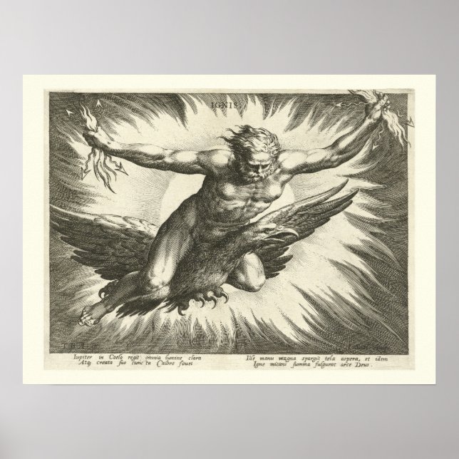 Jupiter, Roman God, Mythology, Deity, 16th century Poster (Front)