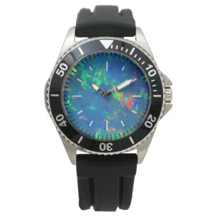 Jupiter Sea Blue Fire Opal Dial Watch