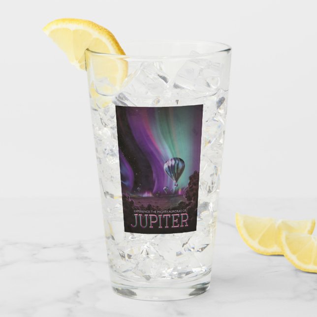 Jupiter Travel by Hot Air Balloon Bighty Auroras Glass (Front Ice)