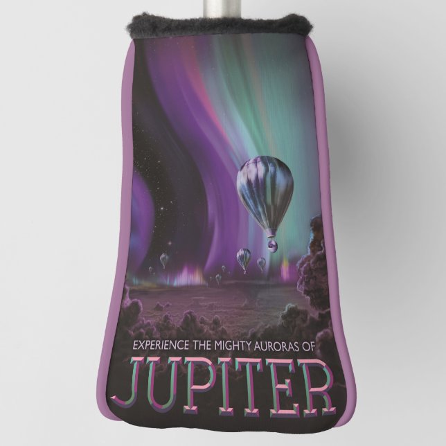 Jupiter Travel by Hot Air Balloon Bighty Auroras Golf Head Cover (Rotate 90)