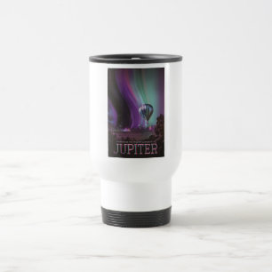 Jupiter Travel by Hot Air Balloon Bighty Auroras Travel Mug