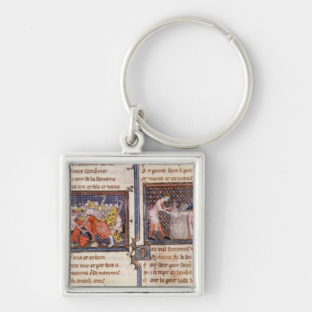 Jupiter versus Saturn: Saturn teaching Key Ring (Front)