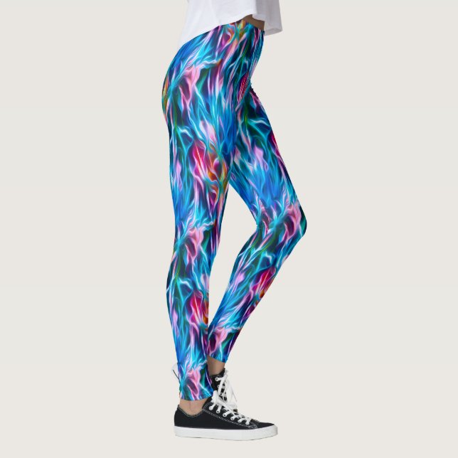 Jupiterian Night Flora at Twilight Leggings (Right)