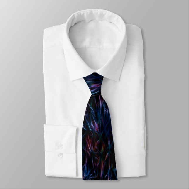 Jupiterian Night Flora Tie (Tied)