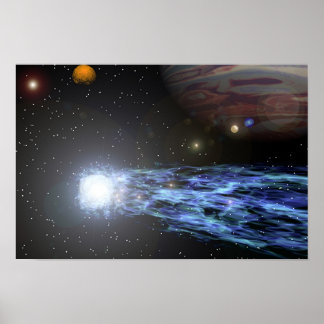 Jupiter's Comet Poster