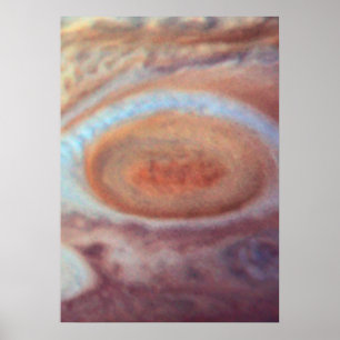 Jupiter's Great Red Spot (1995, WFPC2 Poster