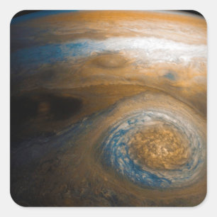 Jupiter's Great Red Spot from Junocam (2017) Square Sticker
