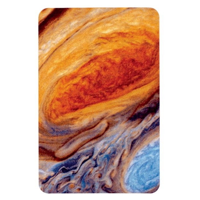 Jupiter's Great Red Spot - NASA Voyager Photo Magnet (Vertical)