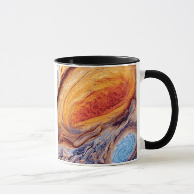 Jupiter's Great Red Spot - NASA Voyager Photo Mug (Right)