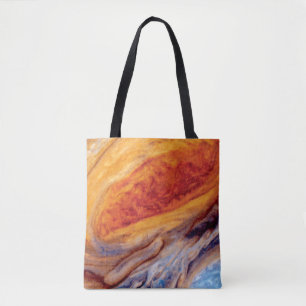 Jupiter's Great Red Spot - NASA Voyager Photo Tote Bag