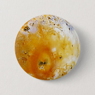 Jupiter's Moon Io 6 Cm Round Badge