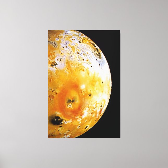 Jupiter's Moon Io Canvas Print (Front)