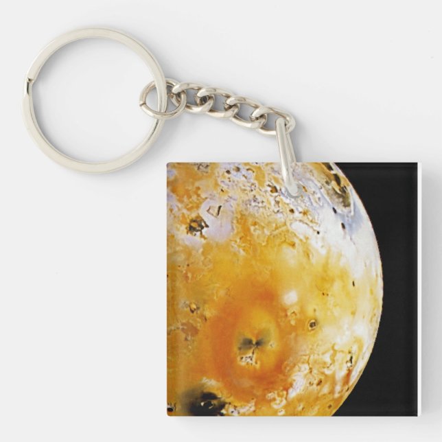 Jupiter's Moon Io Key Ring (Front)