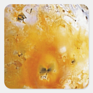 Jupiter's Moon Io Square Sticker