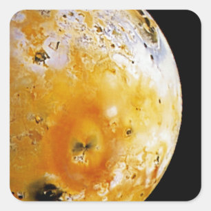 Jupiter's Moon Io Square Sticker