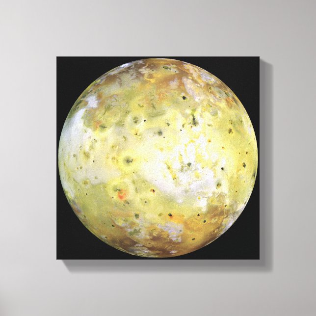 Jupiter's moon Lo Canvas Print (Front)
