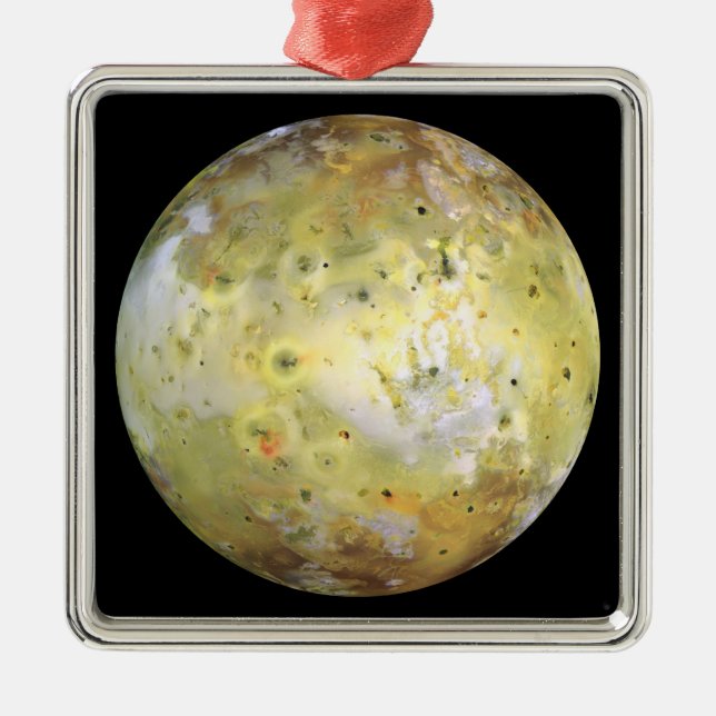 Jupiter's moon Lo Metal Tree Decoration (Front)