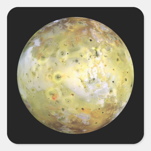Jupiter's moon Lo Square Sticker (Front)