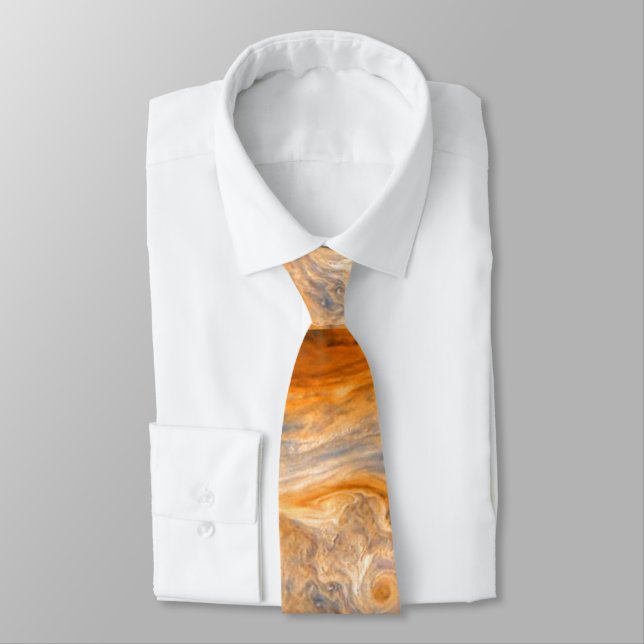 Jupiter's Swirling Clouds Tie (Tied)
