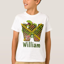 Jurassic Alphabet | Initial Letter Custom Name | W