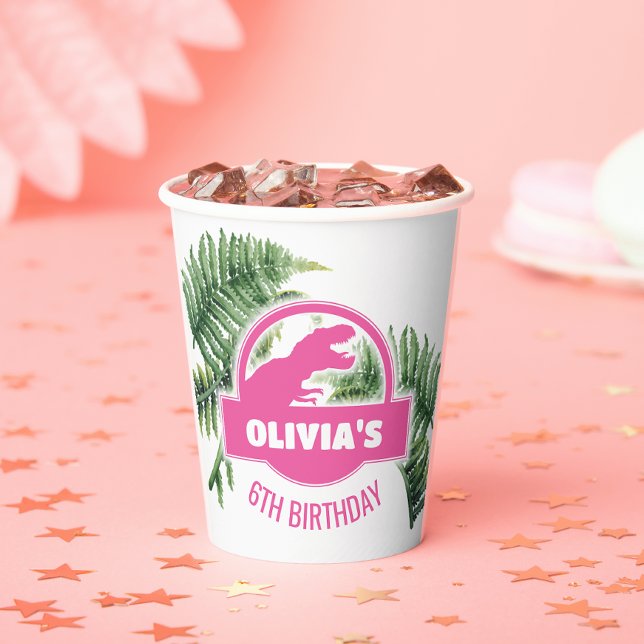 Jurassic Birthday Party Paper Cups (Creator Uploaded)