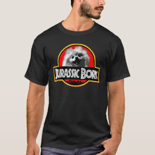 Jurassic Bork Doggo Pomeranian funny t-shirt