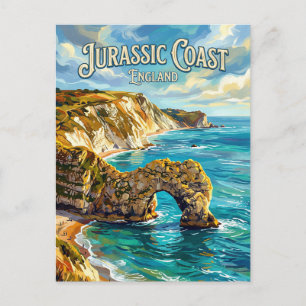 Jurassic Coast England Postcard