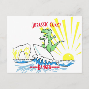 Jurassic Coast Ranger Dinosaur Postcard