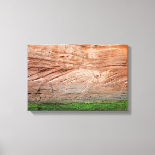 Jurassic Coast red rocks, Devon, England Canvas Print