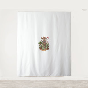 Jurassic Cowboy Skull – Funny Dino Rodeo Tapestry