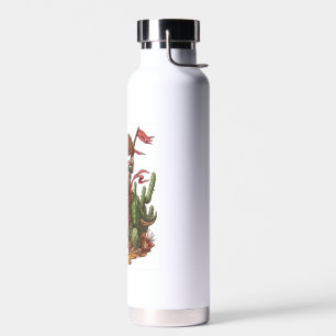 Jurassic Cowboy Skull � Funny Dino Rodeo Water Bottle