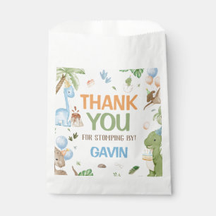 Jurassic Cute Dinosaur Birthday Party Favour Bags