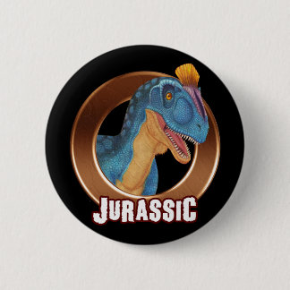 JURASSIC! Dinosaur 6 Cm Round Badge